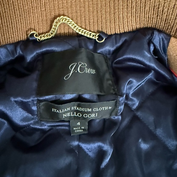 J. Crew Classic Tan Wool Coat - Picture 5 of 6